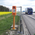 Notrufsaeulenschutz mit LKW